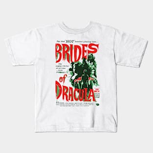 Brides of Dracula, vintage Horror Movie Kids T-Shirt